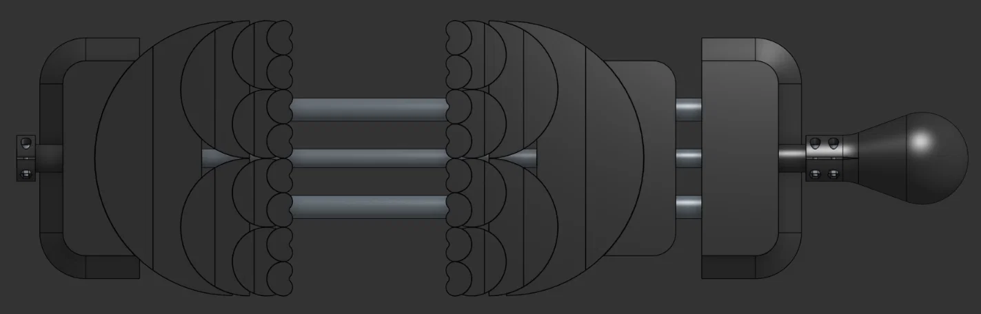 Mô hình Fractal Vise thu nhỏ hoạt động linh hoạt - Image 2
