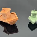 Mô hình thuyền đồ chơi Low Poly Benchy thu nhỏ - Thumbnail 1