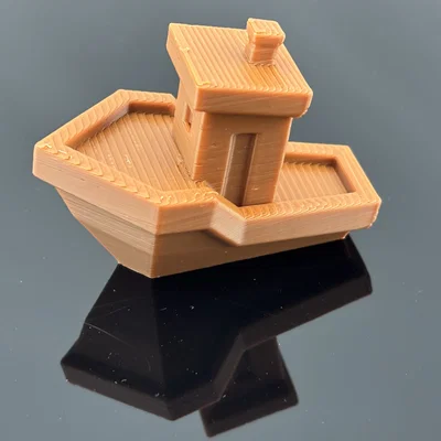 Mô hình thuyền đồ chơi Low Poly Benchy thu nhỏ