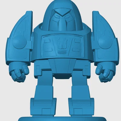 Mô hình Cosmos Transformers phong cách Chibi đáng yêu để bàn