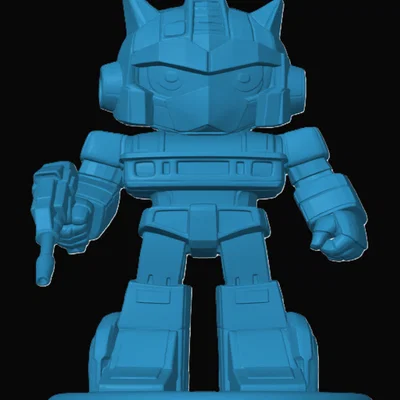Mô hình Jazz Transformers phiên bản Chibi đáng yêu (In 3D)