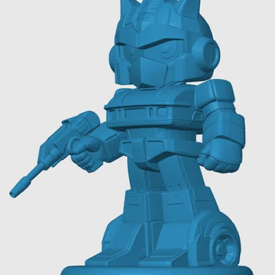 Mô hình Jazz Transformers phiên bản Chibi đáng yêu (In 3D)
