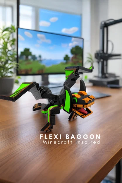Flexi Bat Dragon | Baggon | Lấy cảm hứng từ Minecraft - Image 1