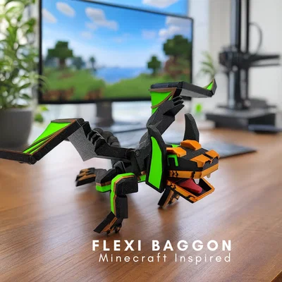 Flexi Bat Dragon | Baggon | Lấy cảm hứng từ Minecraft