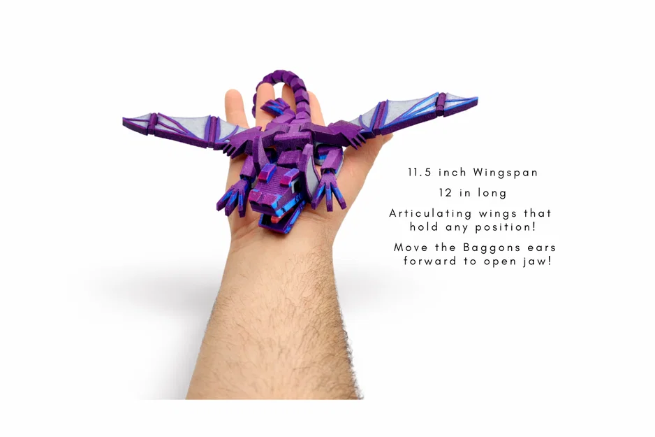 Flexi Bat Dragon | Baggon | Lấy cảm hứng từ Minecraft - Image 4