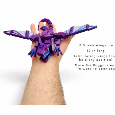 Flexi Bat Dragon | Baggon | Lấy cảm hứng từ Minecraft