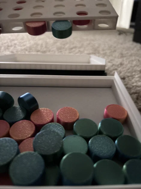 Mô hình 3D bộ trò chơi Connect Four dạng sách thông minh - Image 1