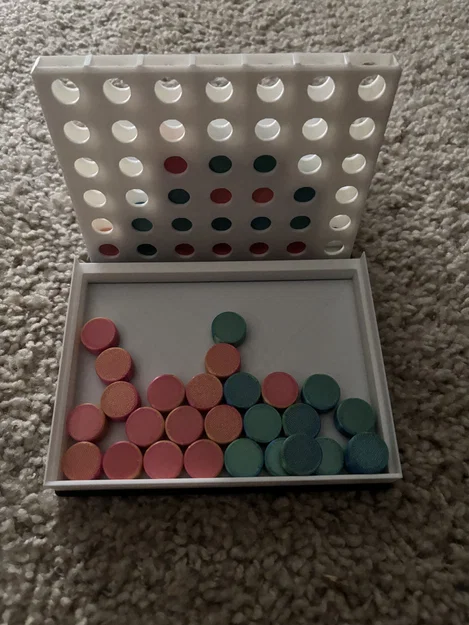 Mô hình 3D bộ trò chơi Connect Four dạng sách thông minh - Image 2