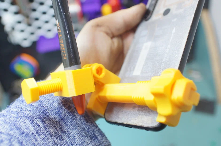 Ngàm gắn Điện thoại / GoPro / Bút / Cọ vẽ - POV: Bạn chính là cây cọ - Image 2