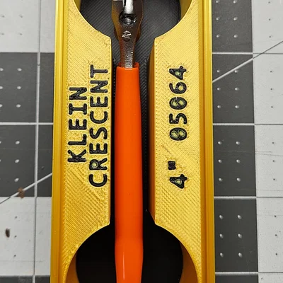 Khay in 3D Gridfinity cho cờ lê Klein Tools 4 inch (Model 05064)