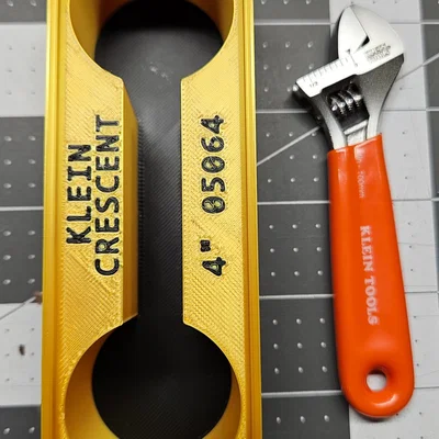 Khay in 3D Gridfinity cho cờ lê Klein Tools 4 inch (Model 05064)