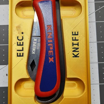 Khay in 3D Gridfinity cho dao gấp Knipex 16 20 50