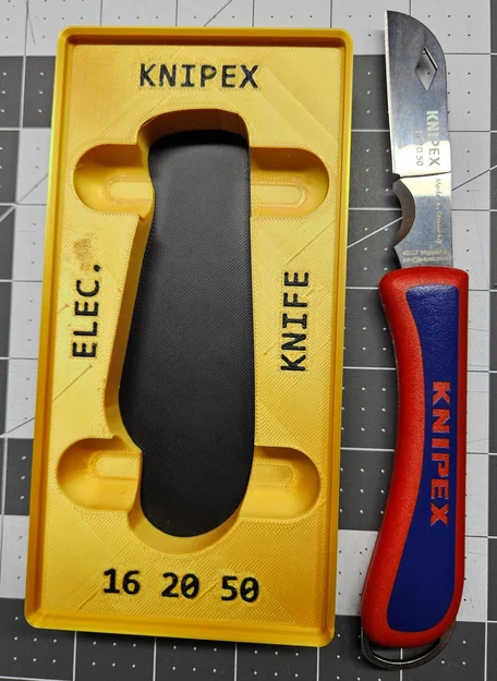 Khay in 3D Gridfinity cho dao gấp Knipex 16 20 50 - Image 4