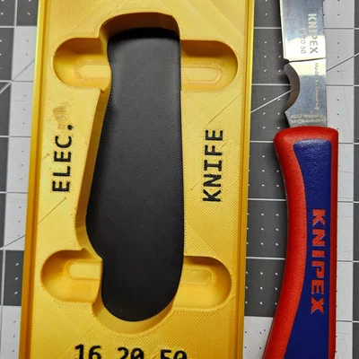 Khay in 3D Gridfinity cho dao gấp Knipex 16 20 50
