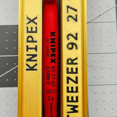 Khay Đựng Kẹp Cách Điện Knipex 92 27 62 Chuẩn Gridfinity 1x4