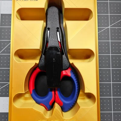 Khay 3D Gridfinity cho kéo điện lực Knipex 95 05 155 chuyên dụng