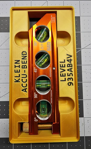 Khay lưu trữ thước thủy Klein Tools Accu Bend 935AB4V chuẩn Gridfinity - Image 1