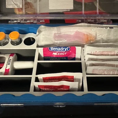 Khay 3D đựng dụng cụ y tế cho hộp Pelican 1060 siêu tiện lợi