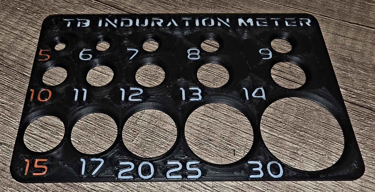 Thước đo nốt sần TB — Dụng cụ đo TST/PPD in 3D - Image 1