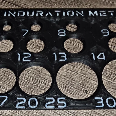 Thước đo nốt sần TB — Dụng cụ đo TST/PPD in 3D