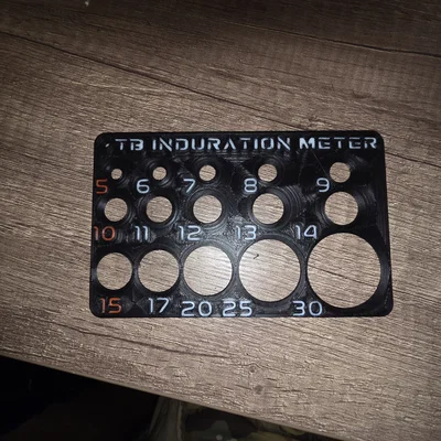 Thước đo nốt sần TB — Dụng cụ đo TST/PPD in 3D