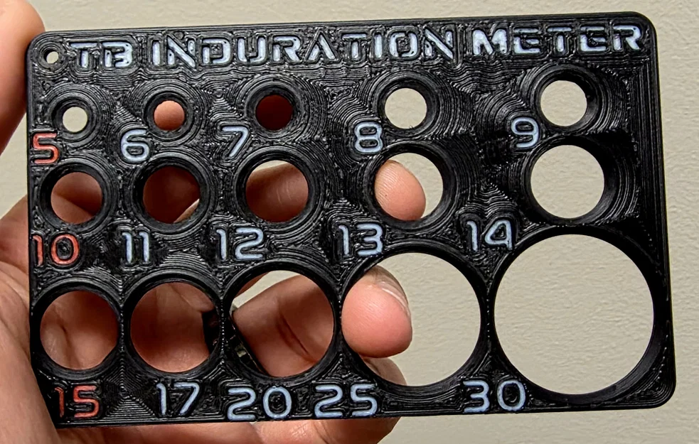 Thước đo nốt sần TB — Dụng cụ đo TST/PPD in 3D - Image 3