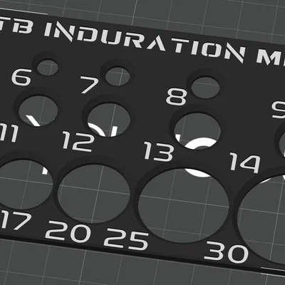 Thước đo nốt sần TB — Dụng cụ đo TST/PPD in 3D