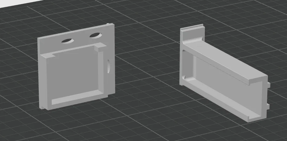 Pát nhựa neo thanh ray hộc tủ - Image 2