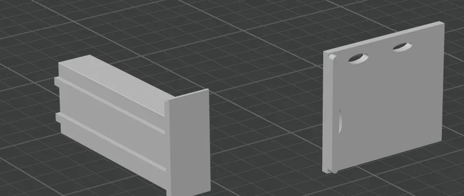 Pát nhựa neo thanh ray hộc tủ - Image 3