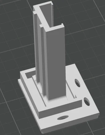 Pát nhựa neo thanh ray hộc tủ - Image 4