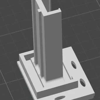 Pát nhựa neo thanh ray hộc tủ