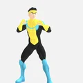 Mô hình 3D nhân vật siêu anh hùng Invincible (Mark Grayson) chất lượng - Thumbnail 4