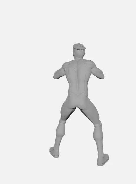 Mô hình 3D nhân vật siêu anh hùng Invincible (Mark Grayson) chất lượng - Image 5