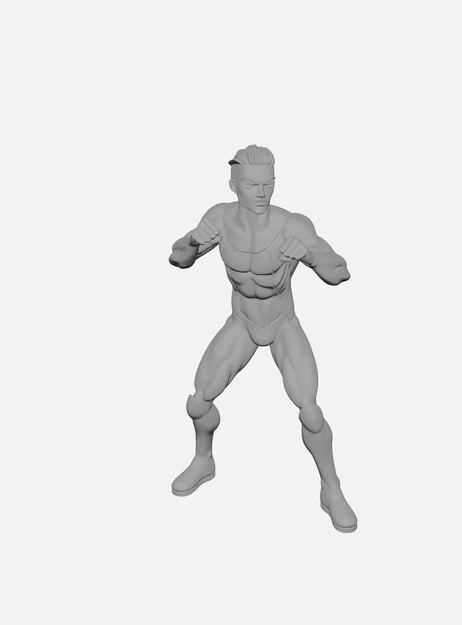Mô hình 3D nhân vật siêu anh hùng Invincible (Mark Grayson) chất lượng - Image 6