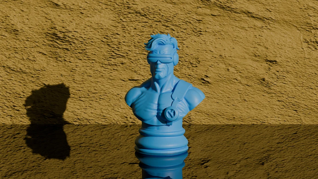 Tượng bán thân Cyclops X-Men - Mô hình MARVEL - Image 1