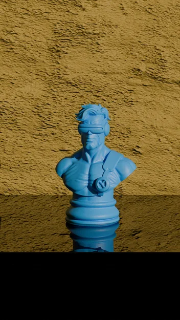 Tượng bán thân Cyclops X-Men - Mô hình MARVEL - Image 2