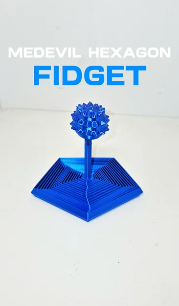 Mô hình Fidget Hexagon phong cách Trung cổ in 3D độc đáo - Image 1