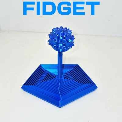 Mô hình Fidget Hexagon phong cách Trung cổ in 3D độc đáo