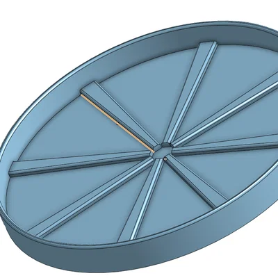 Đĩa hứng nước chậu cây 3D (Simple Plant Saucer) - Bảo vệ không gian sống