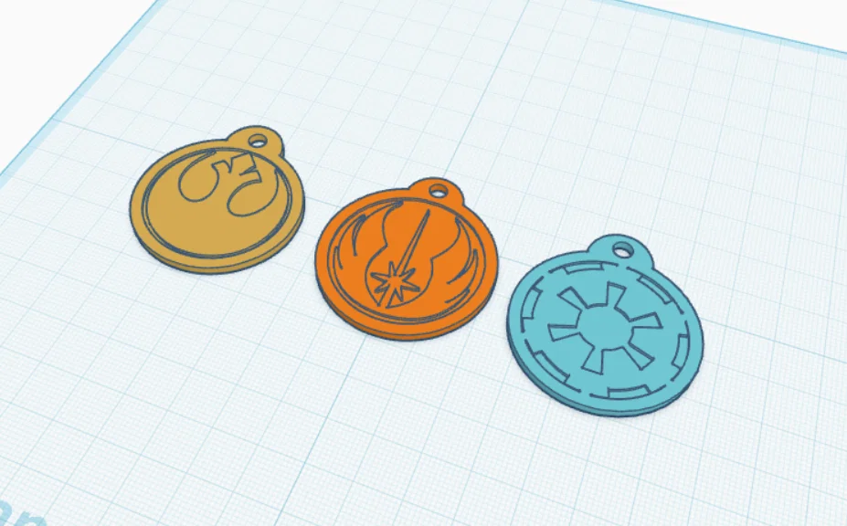 Bộ sưu tập móc khóa biểu tượng Star Wars in 3D cực chất - Image 1