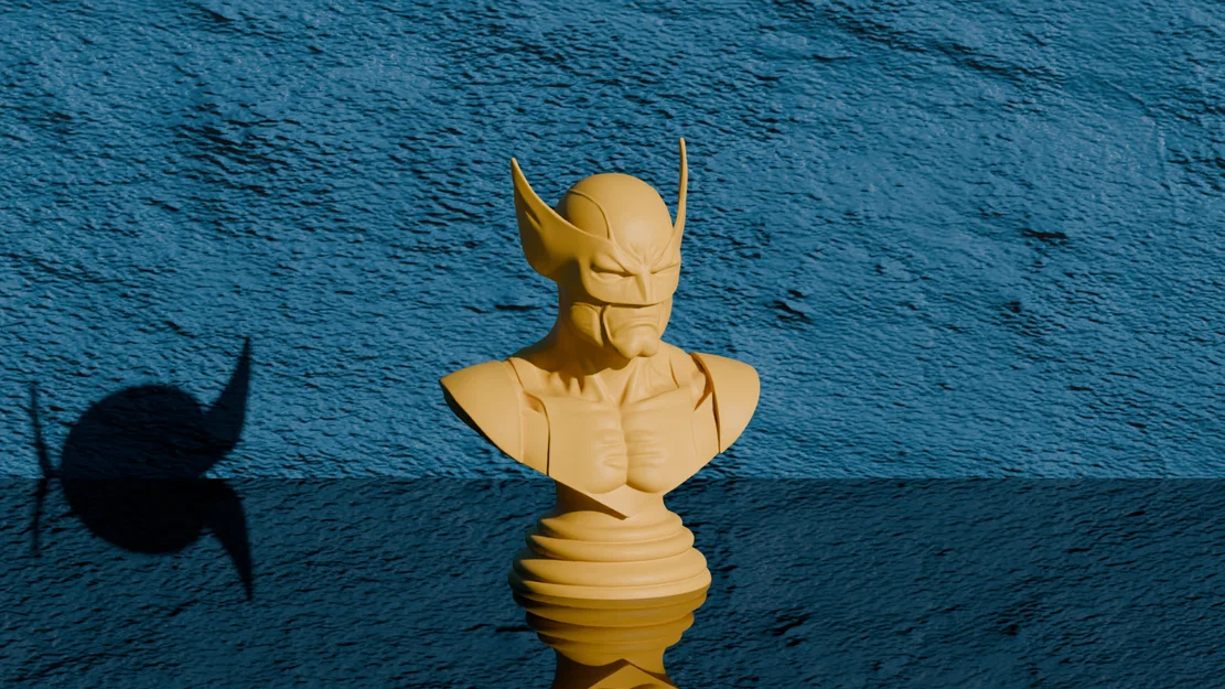 Tượng bán thân Wolverine X-Men - Mô hình MARVEL - Image 1