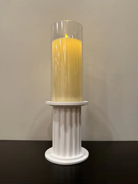 Đế nến hình cột cổ điển (Column Candle Holder) sang trọng cho gia đình - Image 1