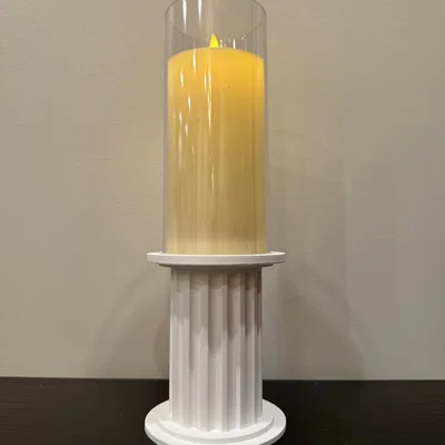 Đế nến hình cột cổ điển (Column Candle Holder) sang trọng cho gia đình