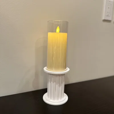 Đế nến hình cột cổ điển (Column Candle Holder) sang trọng cho gia đình