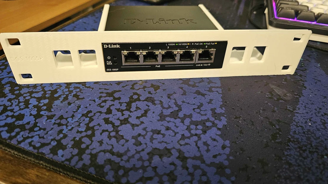 Giá treo 10" Rack Mount cho D-Link DGS1005P & DGS1008P - Image 2