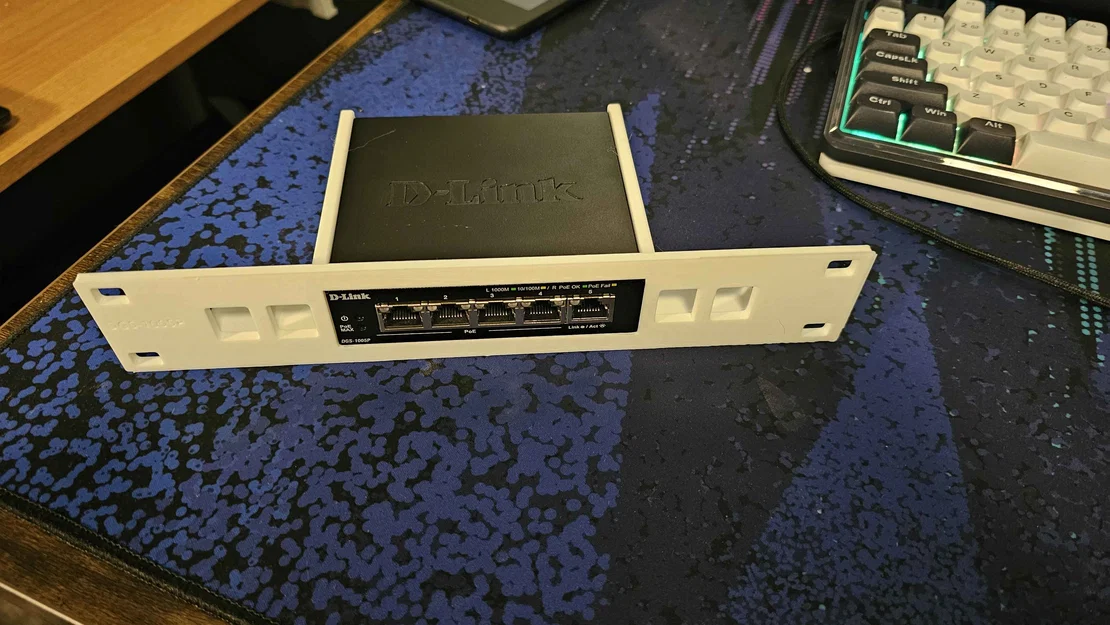 Giá treo 10" Rack Mount cho D-Link DGS1005P & DGS1008P - Image 3