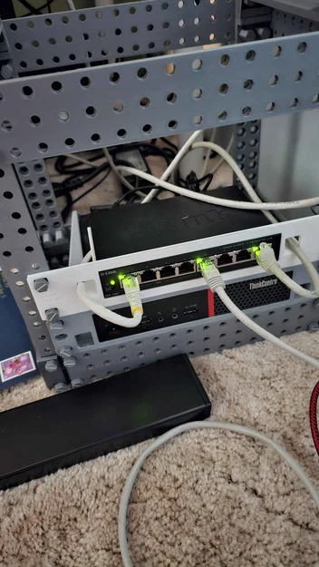 Giá treo 10" Rack Mount cho D-Link DGS1005P & DGS1008P - Image 4