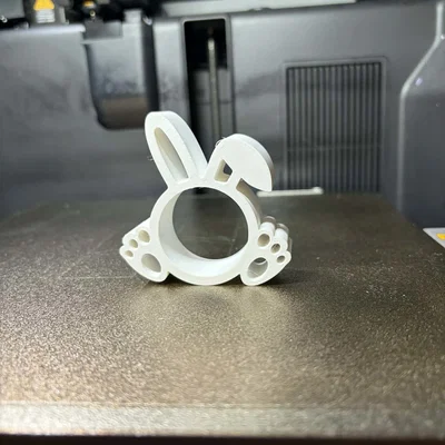 Khay Đựng Kẹo Hình Chú Thỏ Dễ Thương - Mô Hình In 3D Trang Trí Nhà Cửa