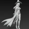 Mô hình Elf Witch quyến rũ – File in 3D nhân vật giả tưởng đẹp - Thumbnail 3