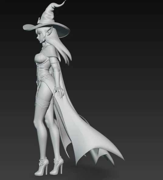 Mô hình Elf Witch quyến rũ – File in 3D nhân vật giả tưởng đẹp - Image 4